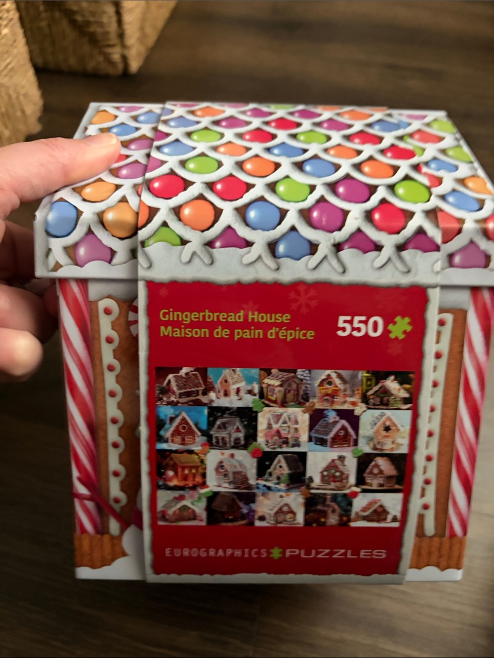 Eurographics Gingerbread House 550-Piece Puzzle - Multicolor Tin